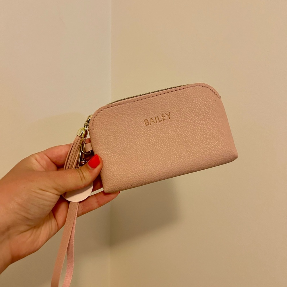 Pink “Bailey” Wristlet